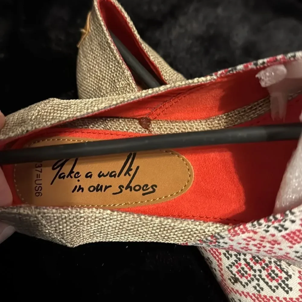 Piranda Handmade Espadrille Flat Shoes NIB